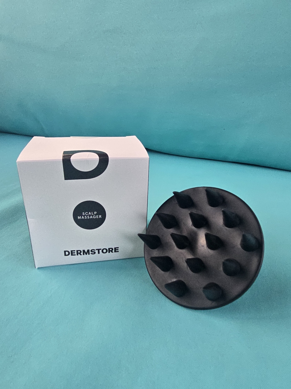 💚 Black Silicone Scalp Massager Brush